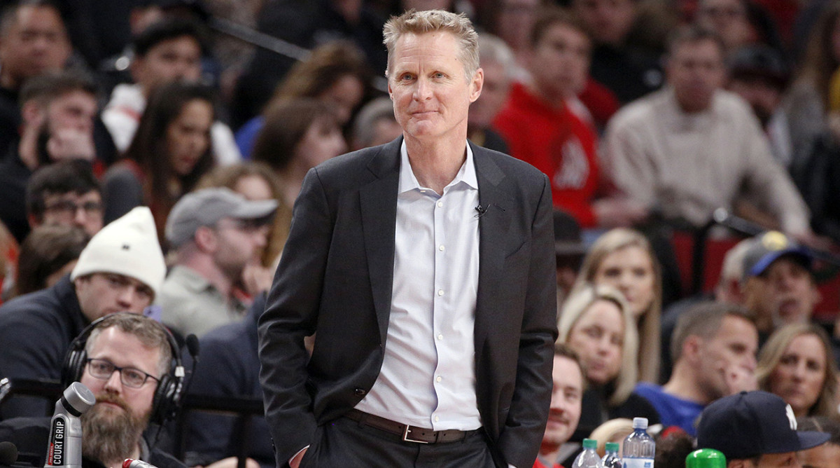 Kerr's Warriors anticipated playing before an empty crowd at home, until the NBA suspended the season.